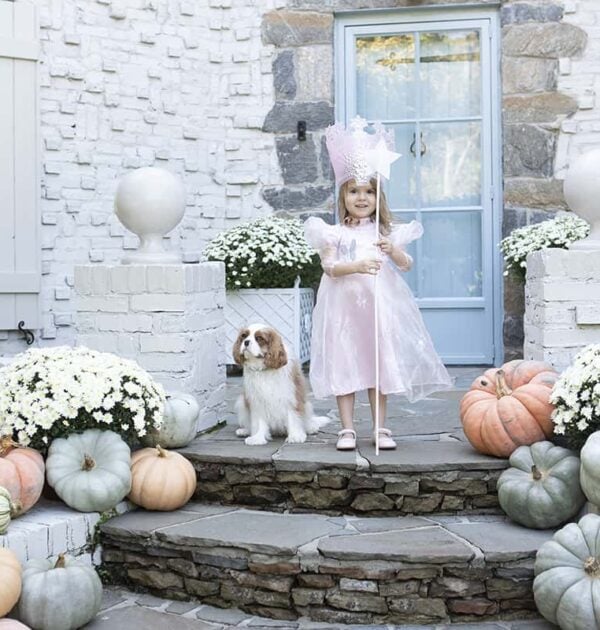Girls glinda the good witch halloween costume