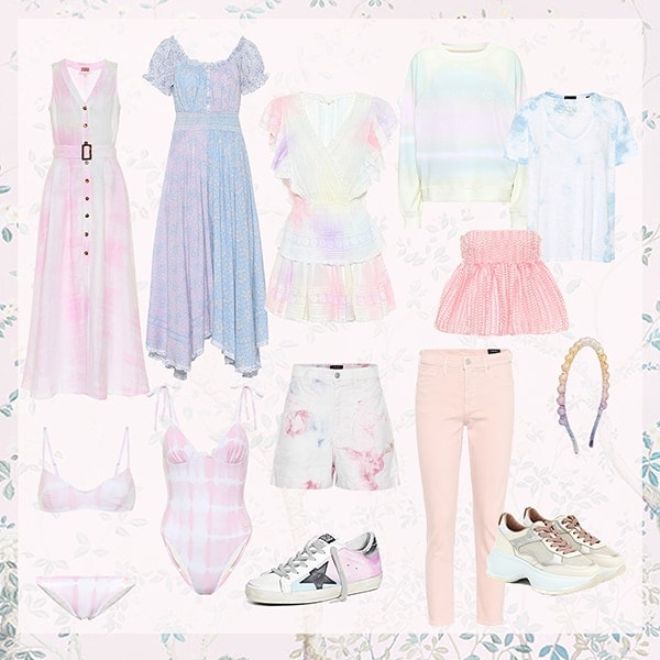 shop the look: pastel tie dye