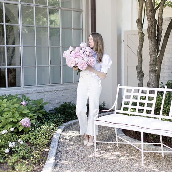 Summer peony bouquet
