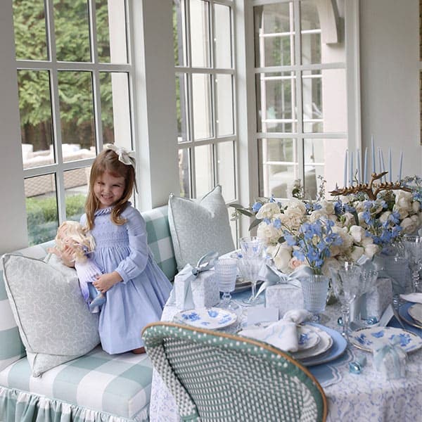 baby blue girls dress