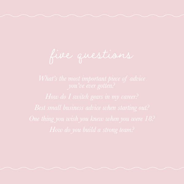 5 questions for career advice