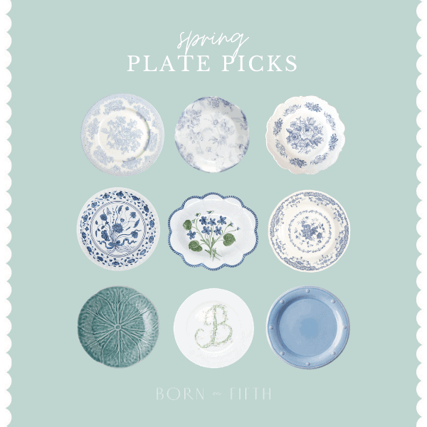spring plate picks grandmillennial style