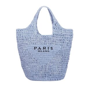 paris woven tote amazon
