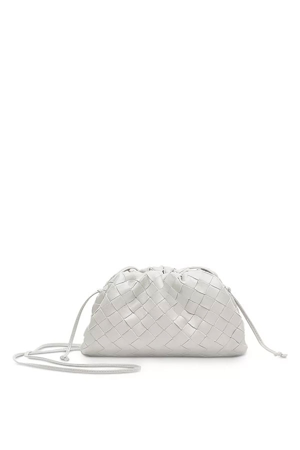 Bottega Veneta Mini Intrecciato Leather Pouch