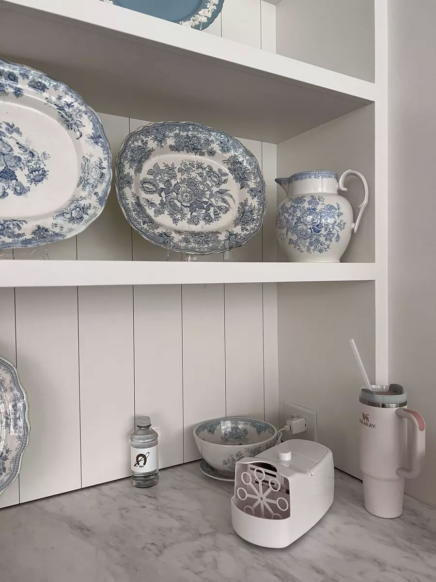 Grandmillennial kitchen details