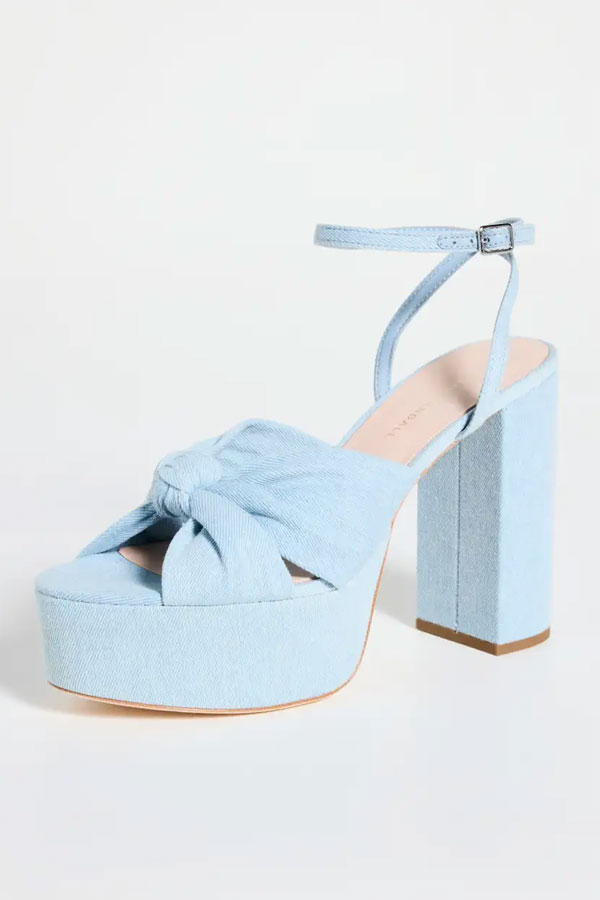 Loeffler Randall Roz Knot Platform Sandals