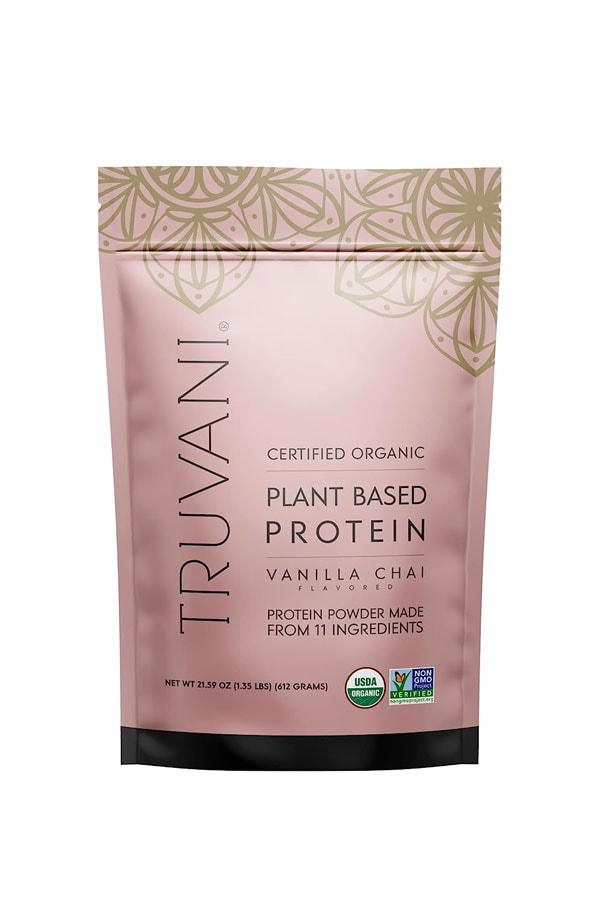 Truvani Organic Vegan Protein Powder Vanilla Chai