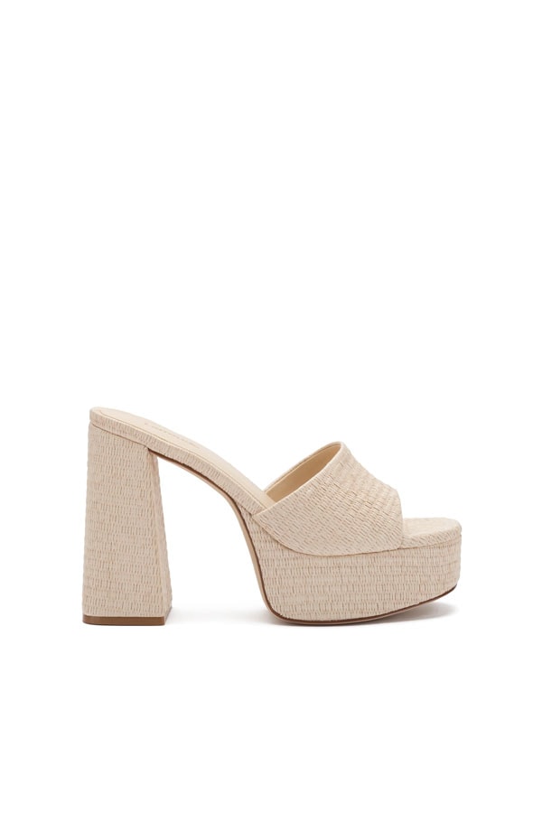 raffia mule