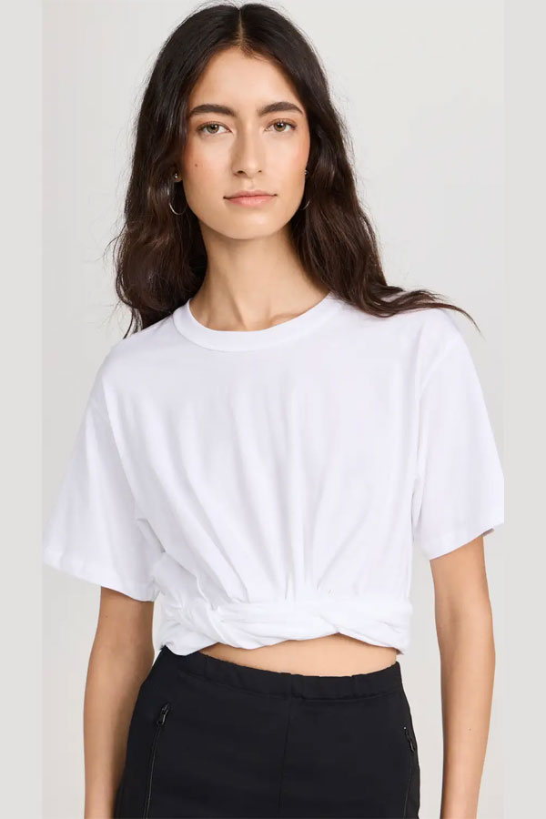chic white t shirt